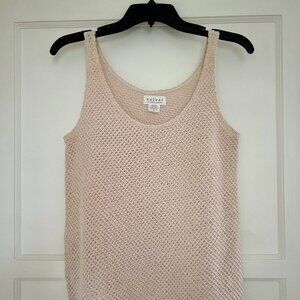 Velvet by Graham & Spencer Knit Tank with Fringe l Size XS